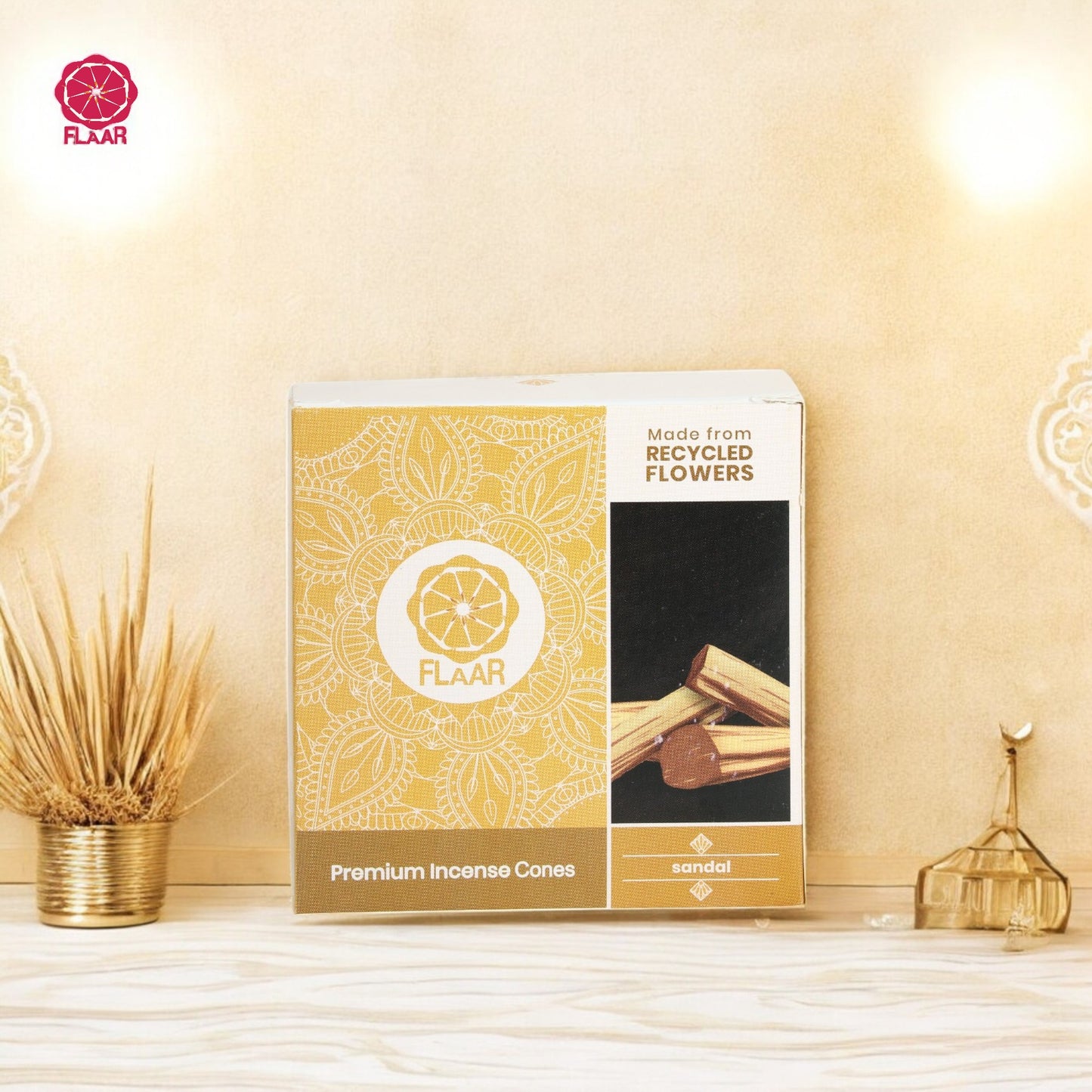 FLAAR Incense Cones - Chandan Fragrance
