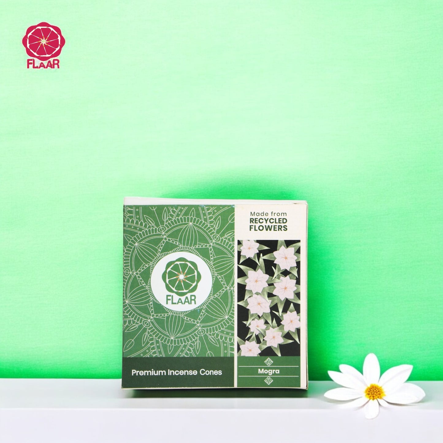 FLAAR Incense Cones - Mogra Fragrance