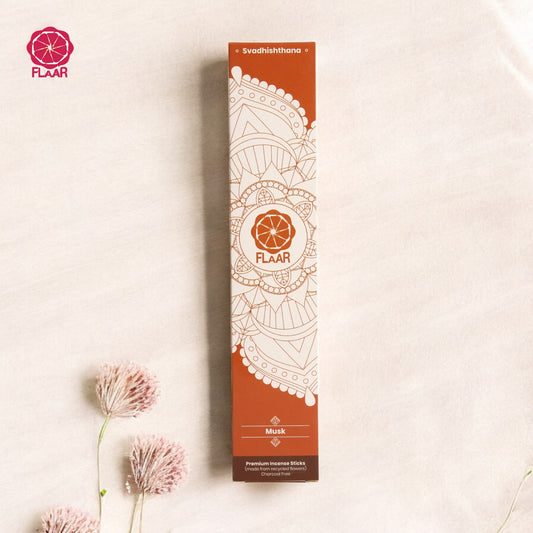 FLAAR Natural Incense Sticks - Musk Fragrance
