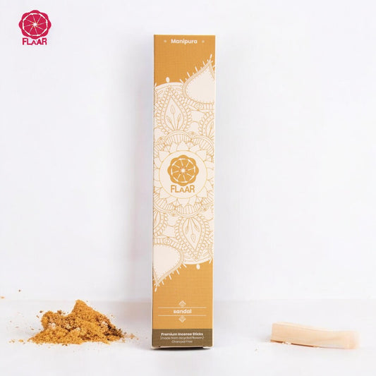FLAAR Natural Incense Sticks - Sandalwood Fragrance