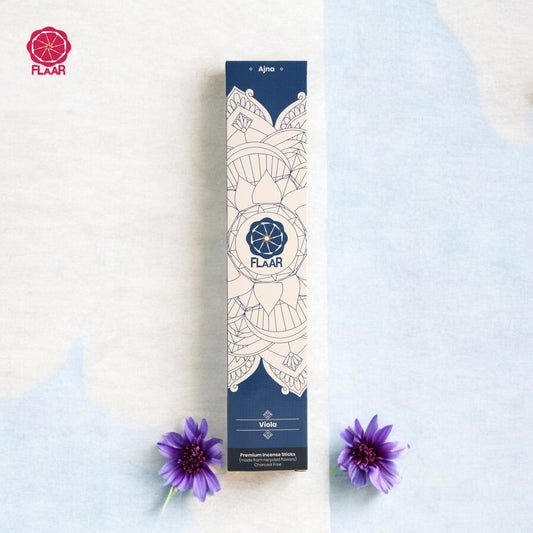 FLAAR Natural Incense Sticks - Viola Fragrance